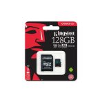 Kingston Canvas Select 128GB Micro SD UHS-I Flash Card with Adapter - Image 3