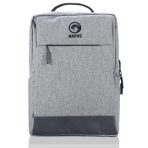 Marvo Scorpion Urbano 20 Black Waterproof 15.6 Inch Laptop Backpack with USB Charging Port (Grey) - Image 2