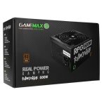 GAMEMAX RPG Rampage 600W PSU, 140mm Ultra Silent Fan, 80 PLUS Bronze, Non Modular, Flat Black Cables, Japanese TK Main Capacitor Fitted - Image 10