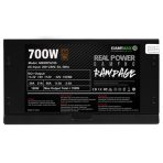 GAMEMAX RPG Rampage 700W PSU, 140mm Ultra Silent Fan, 80 PLUS Bronze, Non Modular, Flat Black Cables, Japanese TK Main Capacitor Fitted - Image 8