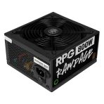GAMEMAX RPG Rampage 800W PSU, 140mm Ultra Silent Fan, 80 PLUS Bronze, Non Modular, Flat Black Cables, Japanese TK Main Capacitor Fitted - Image 4