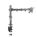 piXL Single Monitor Arm, For Screens Upto 32 inch, Desk Mounted, VESA dimensions of 75x75mm or 34 inch if 100x100mm Vesa, 180 Degrees Swivel, 15 Degrees Tilt, Weight Upto 10kg, Built in Cable Management, Black - Image 4