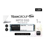 Team MP33 (TM8FP6001T0C101) 1TB NVMe SSD, M.2 Interface, PCIe Gen3, 2280, Read 1700MB/s, Write 1400MB/s, 3 Year Warranty - Image 2