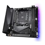 Gigabyte B550I AORUS PRO AX AMD AM4 Socket Motherboard, Mini-ITX, 2x DDR4 Slots, 2x M.2 Sockets, Fitted I/O Shield, 2.5GbE LAN, Wi-Fi 6, 1x DisplayPorts / 2x HDMI Port - Image 3