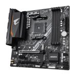 Gigabyte B550M AORUS ELITE Ultra Durable AMD AM4 Socket Motherboard, Micro-ATX, 4x DDR4 Slots, 2x M.2 Sockets, Fitted I/O Shield, GbE LAN, 1x DVI-D / 1x HDMI Port - Image 3