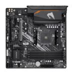 Gigabyte B550M AORUS ELITE Ultra Durable AMD AM4 Socket Motherboard, Micro-ATX, 4x DDR4 Slots, 2x M.2 Sockets, Fitted I/O Shield, GbE LAN, 1x DVI-D / 1x HDMI Port - Image 4