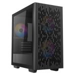 DeepCool MATREXX 40 3FS Case, Gaming, Black, Micro Tower, 1 x USB 3.0 / 1 x USB 2.0, Tempered Glass Side Window Panel, Mesh Front Panel for Optimized Airflow, Tri-Colour LED Fans, Micro ATX, Mini-ITX - Image 6
