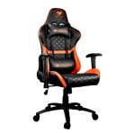 Cougar Armor One Gaming Chair with Reclining and Height Adjustment Black and Orange - Image 3