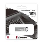 Kingston DataTraveler Kyson 128GB USB 3.2 Capless Metal USB Flash Drive - Image 4