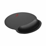 Genius G-WMP100 Ergonomic Mouse Pad with Wrist Rest for Support and Comfort with Anti-Slip Rubber Base, Black - Image 3