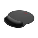 Genius G-WMP100 Ergonomic Mouse Pad with Wrist Rest for Support and Comfort with Anti-Slip Rubber Base, Black - Image 4