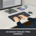 Logitech MK540 Advanced Wireless Keyboard and Mouse Combo for Windows, 2.4 GHz Unifying USB-Receiver, Multimedia Hotkeys, 3-Year Battery Life, for PC, Laptop, QWERTY UK Layout, Black - Image 3