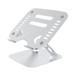 Prevo Aluminium Alloy Laptop Stand, Fit Devices from 11 to 17 Inches, Non-Slip Silicone, Height and Angle Adjustable - Image 2