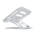 Prevo Aluminium Alloy Laptop Stand, Fit Devices from 11 to 17 Inches, Non-Slip Silicone, Height and Angle Adjustable - Image 4