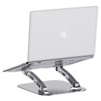 Prevo Aluminium Alloy Laptop Stand, Fit Devices from 11 to 17 Inches, Non-Slip Silicone, Height and Angle Adjustable - Image 7