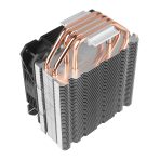 ANTEC A400i Fan CPU Cooler, Universal Socket, 120mm Neon Light Effect Silent RGB PWM Fan, 1800RPM, 4 Direct-Touch Copper Heatpipes, Intel LGA 1700 Bracket Included - Image 3