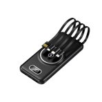 Prevo SP5002 Wireless Charging Power Bank,10000mAh Portable Charging for Smart Phones, Tablets and Other Devices, Charge Multiple Devices with Prefitted Lightning, USB Type-C, Micro-USB & USB Cables - Image 3