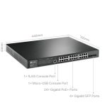 TP-Link JetStream TL-SG3428MP 28-Port Metal Gigabit L2+ Managed Switch with 24-Port PoE+ (384W) - Image 2