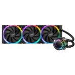ANTEC Vortex 360 ARGB AiO Liquid CPU Cooler, Universal Socket, 360mm Radiator, PWM 2000RPM Fusion ARGB Cooling Fans, Addressable RGB LED Lighting with Suspended Spiral Pump Head Design - Image 2
