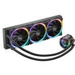 ANTEC Vortex 360 ARGB AiO Liquid CPU Cooler, Universal Socket, 360mm Radiator, PWM 2000RPM Fusion ARGB Cooling Fans, Addressable RGB LED Lighting with Suspended Spiral Pump Head Design - Image 4