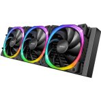 ANTEC Vortex 360 ARGB AiO Liquid CPU Cooler, Universal Socket, 360mm Radiator, PWM 2000RPM Fusion ARGB Cooling Fans, Addressable RGB LED Lighting with Suspended Spiral Pump Head Design - Image 6