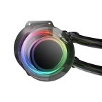 ANTEC Vortex 360 ARGB AiO Liquid CPU Cooler, Universal Socket, 360mm Radiator, PWM 2000RPM Fusion ARGB Cooling Fans, Addressable RGB LED Lighting with Suspended Spiral Pump Head Design - Image 7