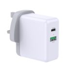 Prevo QC72 65W USB Type-C & USB Type-A Fast Charge Mains Charger with Qualcomm Quick Charge 3.0 and 1.5m 100W USB-C Cable for Laptops, Ultrabooks, Chromebooks, iPads, MacBooks, Smartphones, Tablets, Mobile Devices, Action Cameras, DSLRs - Image 2