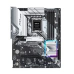 ASRock Z790 Pro RS Intel 1700 Socket Motherboard, ATX, 4x DDR5 Slots, 4x M.2 Sockets, Fitted I/O Shield, 2.5GbE LAN, 1x DisplayPort / 1x HDMI Port - Image 2