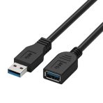 Prevo USBM-USBF-3M USB 3.0 Extension Cable, USB 3.0 Type-A (M) to USB Type-A (F), 3m, Black, Up to 5Gbps Transmission Rate, Retail Box Packaging - Image 3