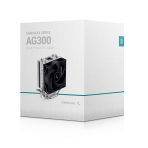 DeepCool AG300 Fan CPU Cooler, Universal Socket, Efficient 92mm PWM Cooling Black Fan, 3050RPM, 3 Heat Pipes, 150W Heat Dissipation Power, Unique Matrix Fin Design, Intel LGA 1700 Bracket Included - Image 2
