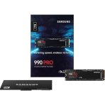 Samsung 990 PRO(MZ-V9P1T0BW) 1TB NVMe SSD, PCIe Gen4, M.2 Interface, 2280, Read 7450 MB/s, Write 6900 MB/s, 5 Year Warranty - Image 3