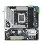 ASRock B760M Steel Legend WiFi Intel 1700 Socket Motherboard, Micro-ATX, 4x DDR5 Slots, 3x M.2 Sockets, Fitted I/O Shield, 2.5GbE LAN, Wi-Fi 6E, 1x DisplayPort / 1x HDMI Port - Image 3