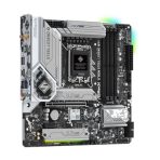 ASRock B760M Steel Legend WiFi Intel 1700 Socket Motherboard, Micro-ATX, 4x DDR5 Slots, 3x M.2 Sockets, Fitted I/O Shield, 2.5GbE LAN, Wi-Fi 6E, 1x DisplayPort / 1x HDMI Port - Image 5