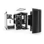 be quiet! Pure Base 500 FX Case, Black, Mid Tower, 1 x USB 3.2 Gen 1 Type-A / 1 x USB 3.2 Gen 2 Type-C, Tempered Glass Side Window Panels, 4 x Light Wings Addressable RGB PWM Fans Included, ARGB LED Lighting Front Mesh Panel - Image 7