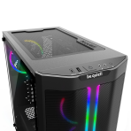 be quiet! Pure Base 500 FX Case, Black, Mid Tower, 1 x USB 3.2 Gen 1 Type-A / 1 x USB 3.2 Gen 2 Type-C, Tempered Glass Side Window Panels, 4 x Light Wings Addressable RGB PWM Fans Included, ARGB LED Lighting Front Mesh Panel - Image 4