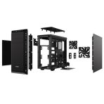 be quiet! Pure Base 600 Case, Black, MId Tower, 2 x USB 3.2 Gen 1 Type-A, 3 x Pure Wings 2 Black PWM Fans Included, Completely Sound Insulated with Dampening Materials, Adjustable Top Cover Vent - Image 4