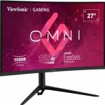 Viewsonic VX Series VX2718-PC-MHDJ 27" Curved Gaming Monitor, HDMI, Display Port, Full HD, 165Hz, 1ms, Freesync, Speakers, VESA, Height Adjust, Black - Image 2