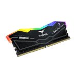 TEAMGROUP T-Force Delta RGB DDR5 Ram 32GB Kit (2x16GB) 5600MHz (PC5-44800) CL36 Desktop Memory Module Ram Black for 600 Series Chipset - Image 2