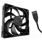 be quiet! Silent Wings Pro 4 PWM Black Fan, 140mm, 2400RPM, 4-Pin PWM Fan Connector, Black Frame, Black Blades, Optimized Fan Blades for the Highest Performance for Radiators & Heat Sinks, 3 Mounting Options, 3 Speed Switch - Image 2