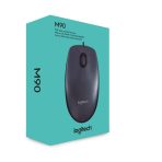 Logitech M90 Wired USB Mouse, 3-Buttons, 1000dpi and Optical Tracking, Ambidextrous Design for PC, Mac and Laptop, Black - Image 3