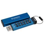 Kingston IronKey Keypad 200 IKKP200/64GB Encrypted USB Flash Drive, 64GB, USB-A Connection, FIPS 140-3 Level 3 with XTS-AES 256-bit Hardware Encryption - Image 3