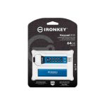 Kingston IronKey Keypad 200 IKKP200/64GB Encrypted USB Flash Drive, 64GB, USB-A Connection, FIPS 140-3 Level 3 with XTS-AES 256-bit Hardware Encryption - Image 4