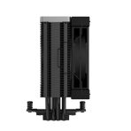 DeepCool AK400 Zero Dark Fan CPU Cooler, Universal Socket, High Performance 120mm Silent Hydro Bearing PWM Black Fan, 1850RPM, 4 Heat Pipes, Unique Matrix Fin Design, All Black, Intel LGA 1700 Bracket Included - Image 4