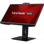 Viewsonic VG2440V 23 Inch Full HD IPS Monitor, Widescreen, 60Hz, 5ms, VGA, HDMI, DisplayPort, Speakers, Webcam & Micrphone, Height Adjustable - Image 4