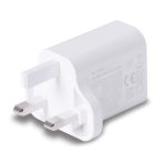 LINDY 73425 30W USB Type A & C Charger UK Plug, 3A, Power Delivery 3.0 + PPS, 2 Output Connectors (USB, 24 pin USB-C), White - Image 2