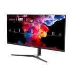 piXL 34-inch UWQHD UltraWide 165Hz Gaming Monitor with 100% sRGB Colour Gamut, Quad HD 3440 x 1440 IPS Panel & 1ms Response Time, 3 Year Warranty & Speakers - Image 2