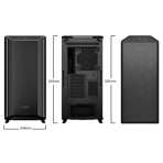 be quiet! Dark Base 701 Full Tower Gaming PC Case, Black, 3 pre-installed Silent Wings 4 140mm PWM high-speed fans, ARGB lighting with integrated ARGB controller, 3-year manufacturer's warranty - Image 2