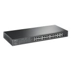 TP-Link TL-SL2428P 24-Port Metal 10/100Mbps + 4-Port Gigabit Smart Switch with 24-Port PoE+ (250W) - Image 2