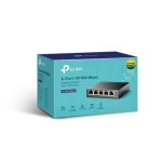 TP-Link TL-SF1005P 5-Port 10/100Mbps Metal Desktop PoE Switch with 4-Port PoE (58W) - Image 5