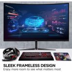 Viewsonic Omni VX3218C-2K 32 Inch Curved Gaming Monitor, QHD, 165Hz, Freesync, 2xHDMI, DisplayPort, 1ms VESA, Speakers - Image 5